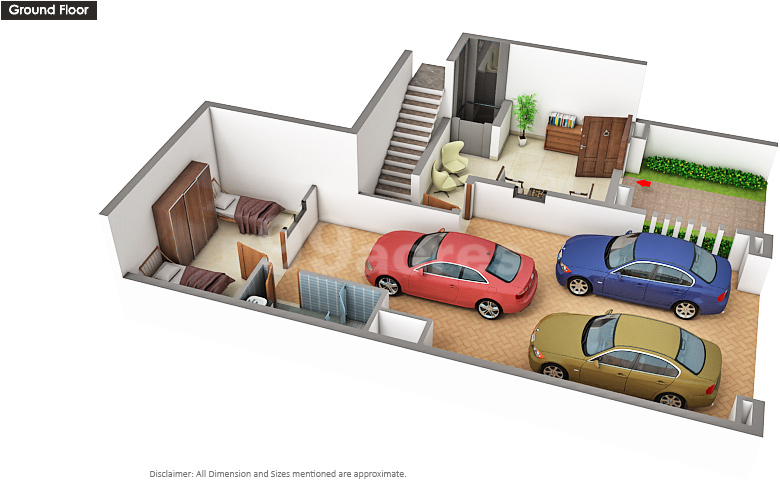 4 BHK Floorplan